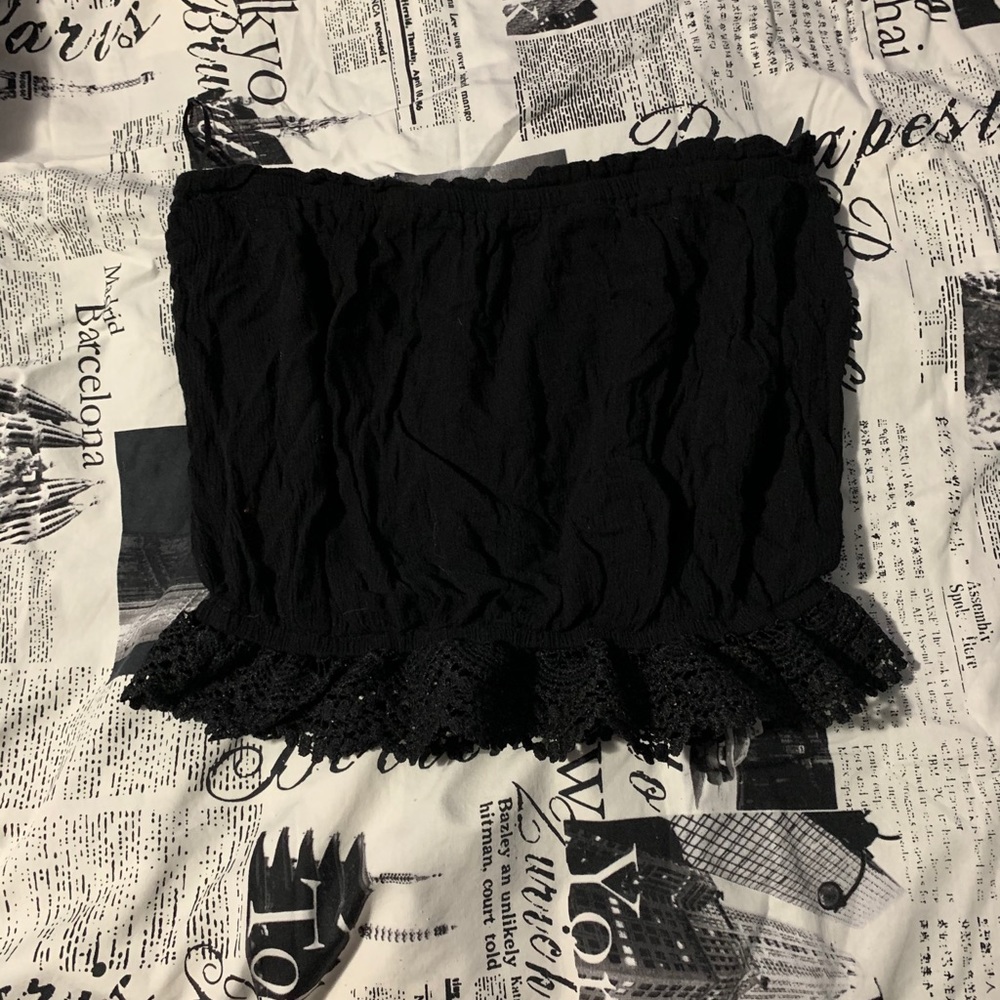 Urban Planet Tube-Top with Lace bottom - Size M